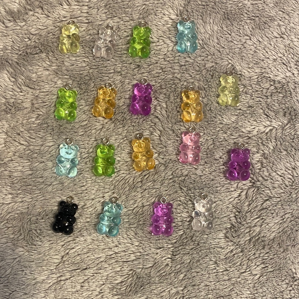 Colorful Gummy Bear Charms